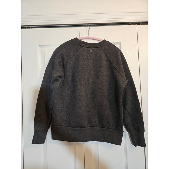 Sweaty Betty Dark Grey Hiit Happens Slogan Crewneck Sweatshirt, Women's Small - Picture 5 of 6